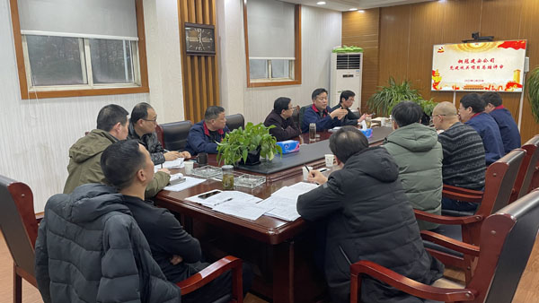 公司召開2021年度黨建項目總結評審會 公司召開2021年度黨建項目總結評審會